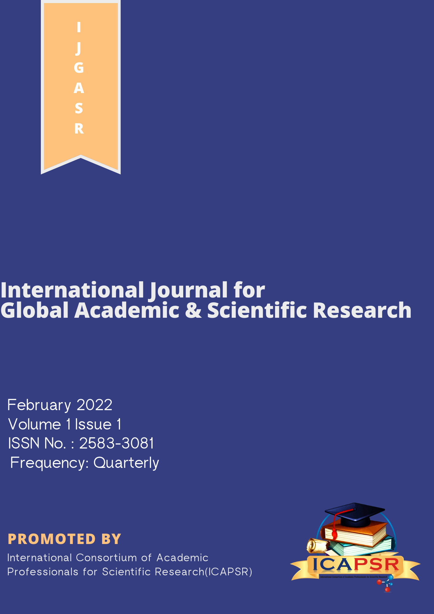					View Vol. 1 No. 1 (2022): International Journal for Global Academic & Scientific Research
				